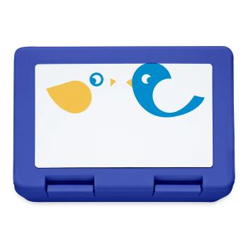 petit piou piou bébé - Lunchbox - royal blue - Front