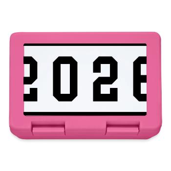 2026 - Boîte à goûter - rose - Devant
