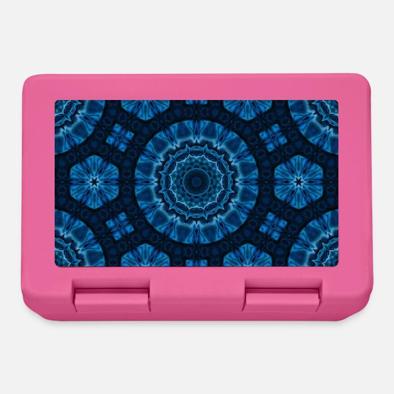 Azure Mandala Kaleidoscope - Lunchbox - pink