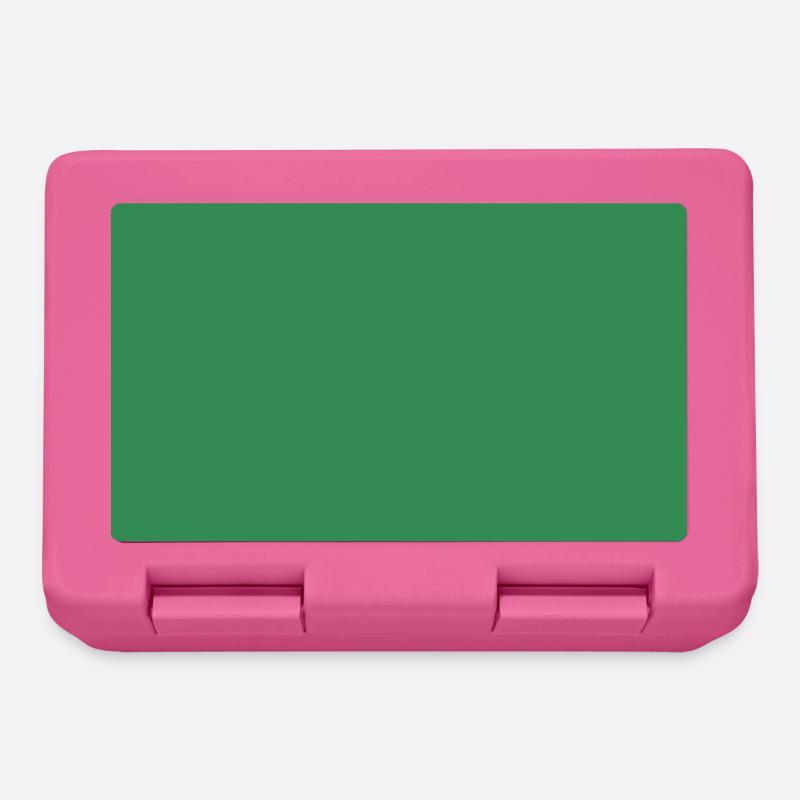 Abstract Green Rectangle Print - Lunchbox - pink