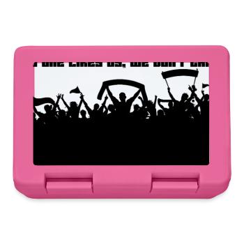 Fussball Fans Ultras - Brotdose - Pink - Vorne