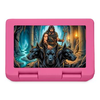 Hades erlaubt Herakles, Cerberus zu nehmen - Brotdose - Pink - Vorne