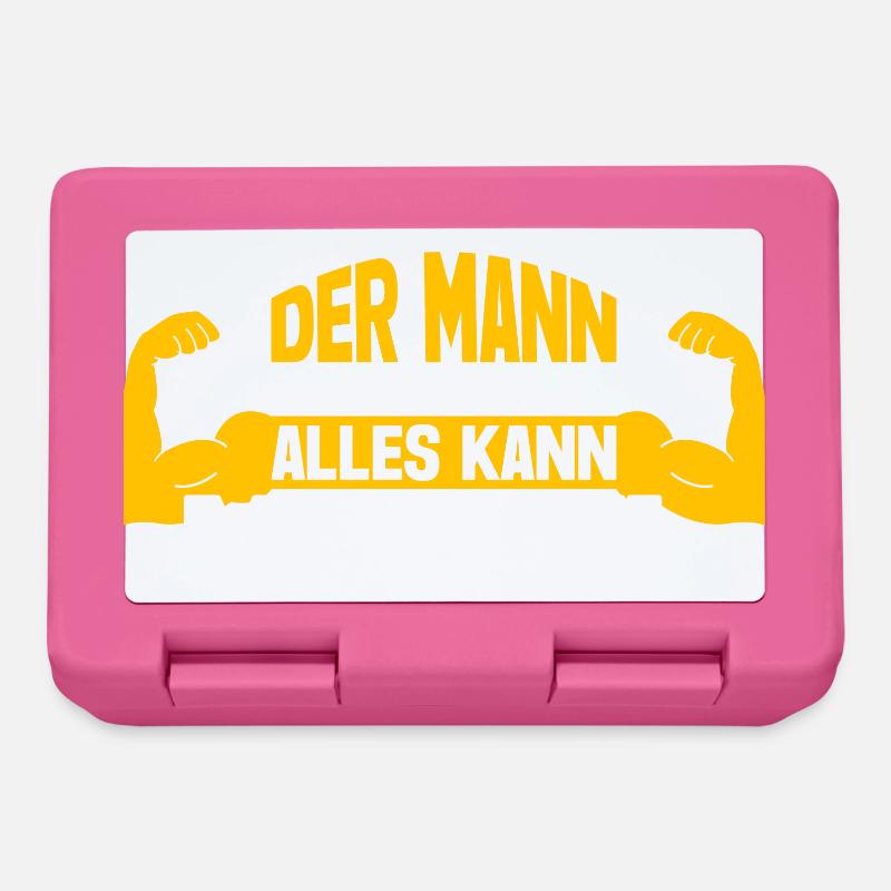 Marcel Der Mann Der Alles Kann Vorname Marcel - Brotdose - Pink
