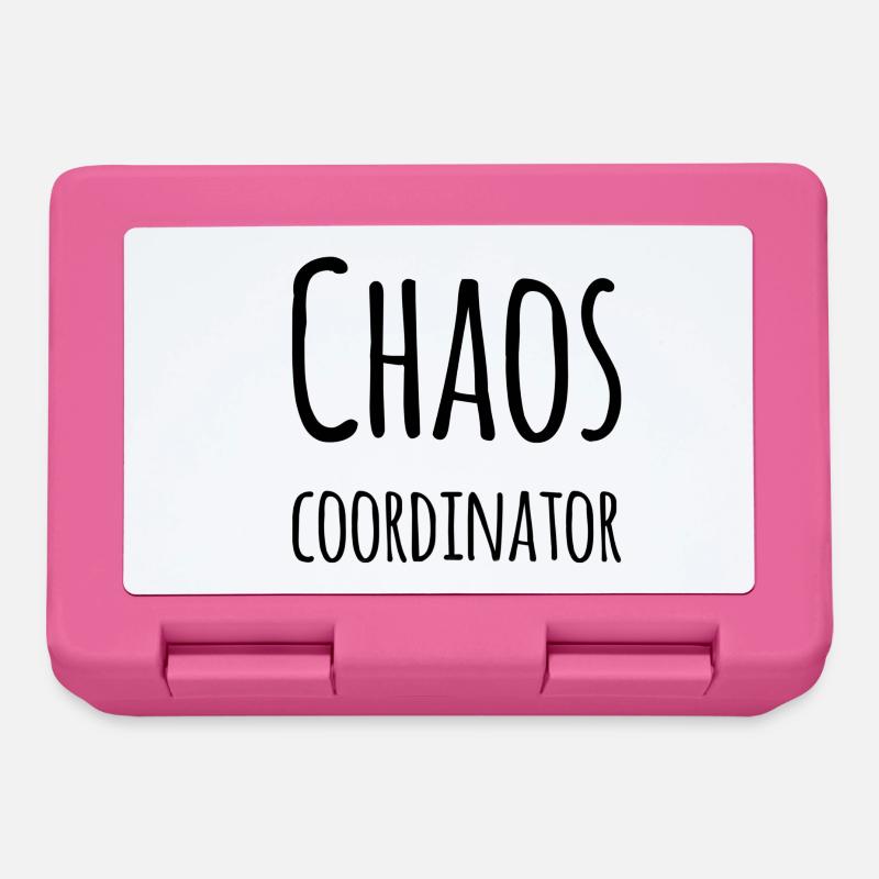 Chaos Coordinator – Lustiger Büro Spruch - Brotdose - Pink