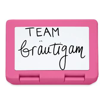 Team Bräutigam - Brotdose - Pink - Vorne