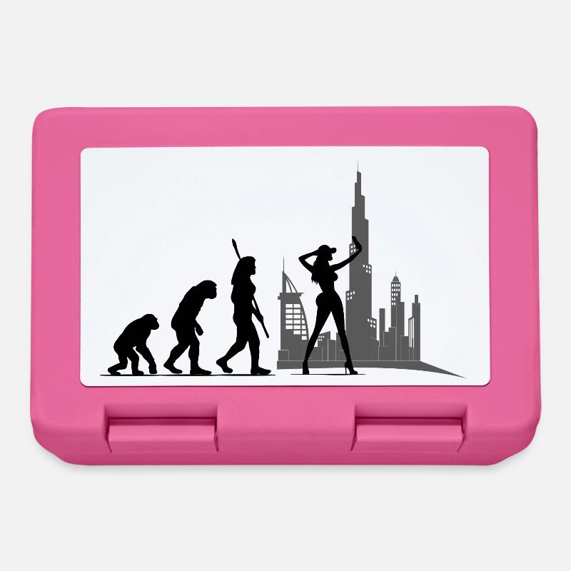 Evolution Femme Influenceuse Modèle de médias sociaux - Boîte à goûter - rose