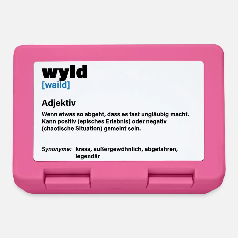 Wyld – Aussi sauvage que vous - Boîte à goûter - rose