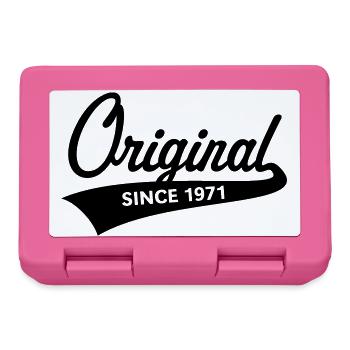 Original depuis 1971 (année de naissance, date de naissance / B) - Boîte à goûter - rose - Devant