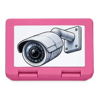Sicherheitskamera Überwachung Kamera - Brotdose - Pink - Vorne