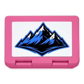 Mountains Symbol Alps - Lunchbox - pink - Front