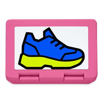 Moderner Laufschuh Sneaker - Brotdose - Pink - Vorne