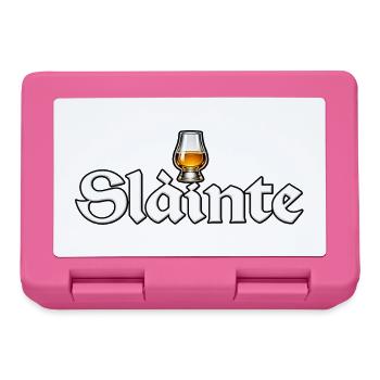 Sláinte Bierglas Design - Brotdose - Pink - Vorne