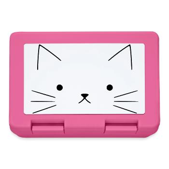 Katze | Cat - Brotdose - Pink - Vorne