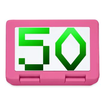 für alle, 50 Pixelig - Brotdose - Pink - Vorne