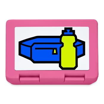 Praktischer Trinkgürtel Läufer - Brotdose - Pink - Vorne