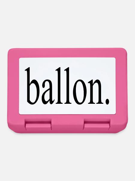 Ballon - Brotdose - Pink