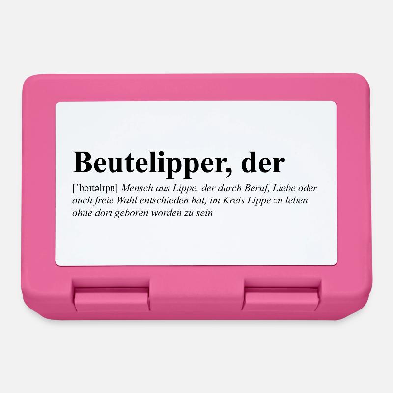 Sac Clipper - Dictionnaire - Boîte à goûter - rose