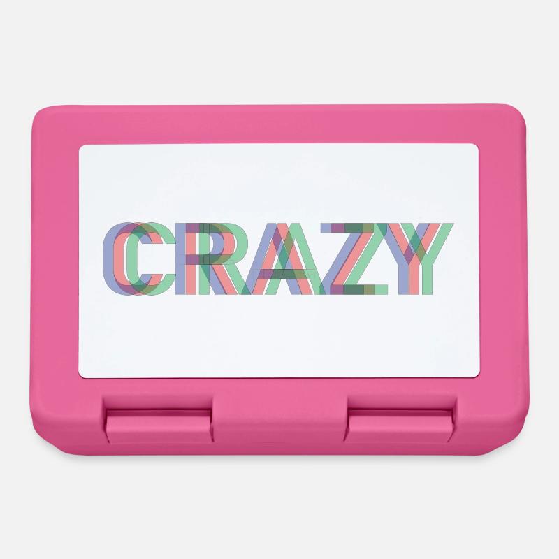 CRAZY - Brotdose - Pink