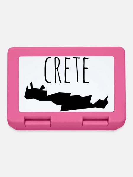 crete - Boîte à goûter - rose