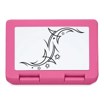 Tribal with stars - Lunchbox - pink - Front
