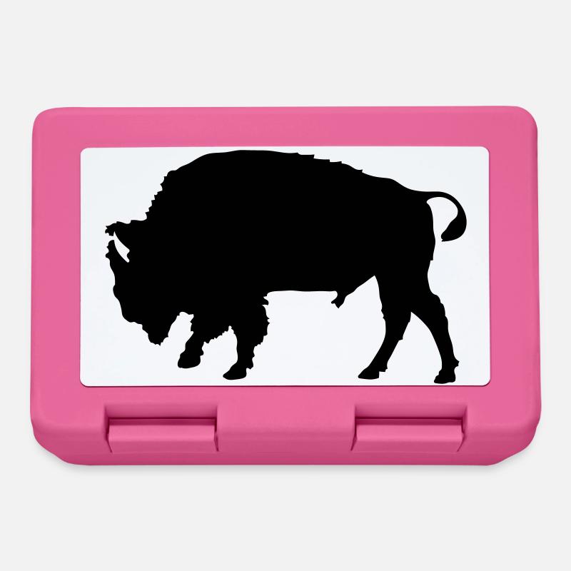 bison - Boîte à goûter - rose