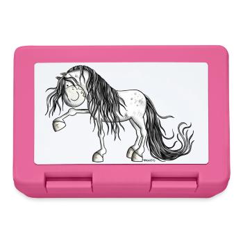 Lustiger Andalusier - Brotdose - Pink - Vorne