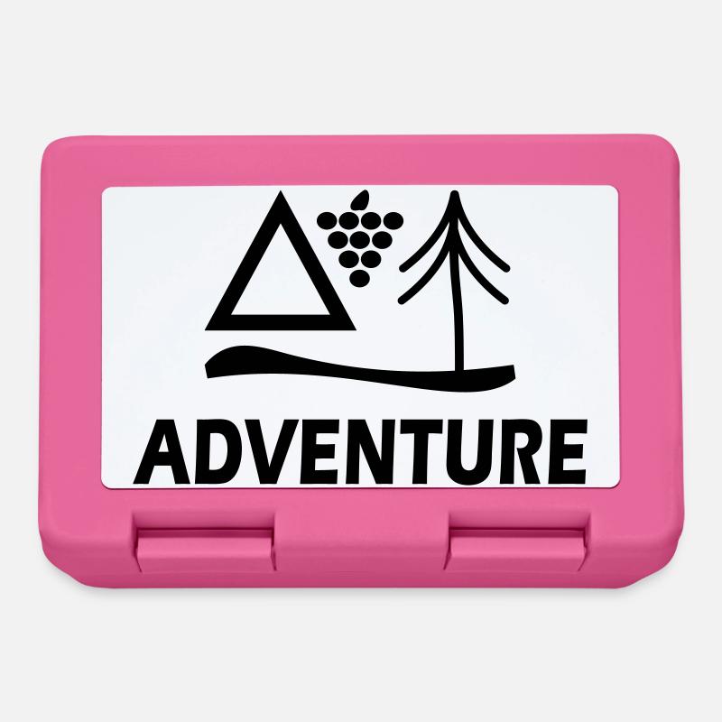 Aventure - Boîte à goûter - rose