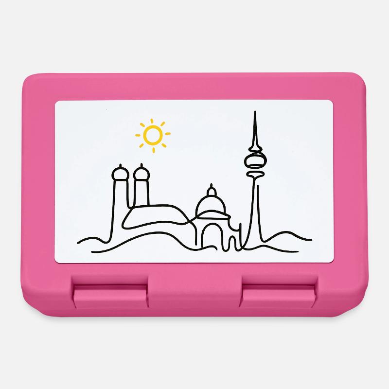München - Brotdose - Pink