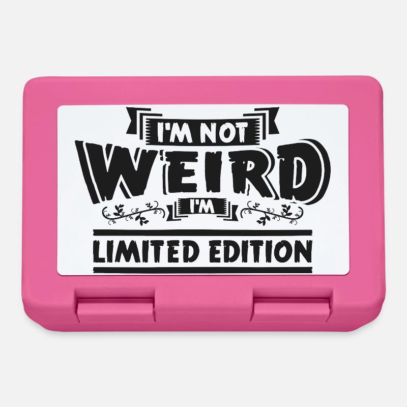 I’m Not Weird Édition Limitée - Boîte à goûter - rose