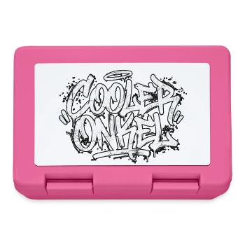 Cooler Onkel Handschrift Graffiti - Brotdose - Pink - Vorne