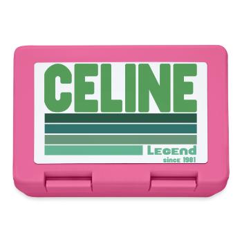 Céline-grüne Legende - Brotdose - Pink - Vorne