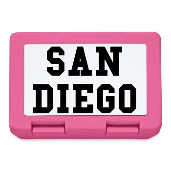 San Diego - couleur personnalisable - Boîte à goûter - rose - Devant