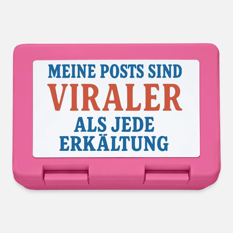 Virale Posts - Brotdose - Pink