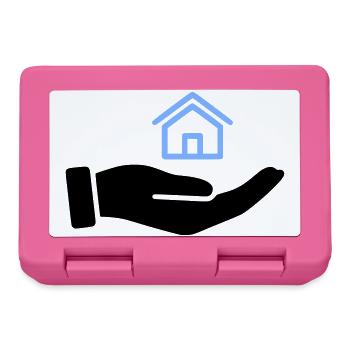 Propriété de la maison tenue en main - Boîte à goûter - rose - Devant