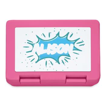Geschenk für Alison - Brotdose - Pink - Vorne
