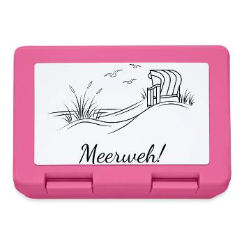 Meerweh! - Brotdose - Pink - Vorne