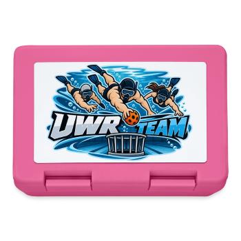UWR Team Wasserrugby Logo - Brotdose - Pink - Vorne