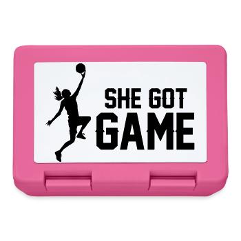 Frauen Basketball - Brotdose - Pink - Vorne