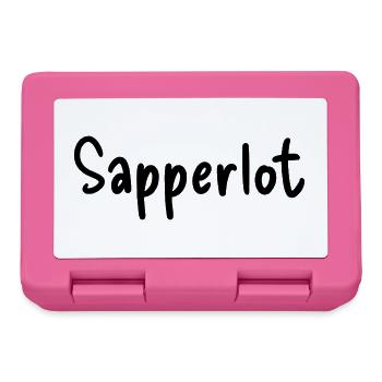 Sapperlot - Boîte à goûter - rose - Devant