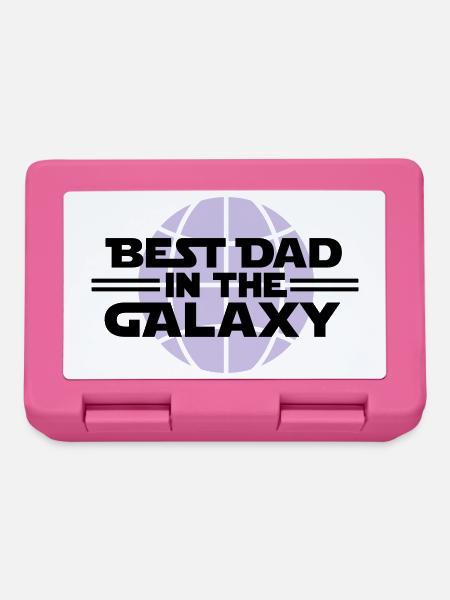 Best dad in the galaxy - Lunchbox - pink