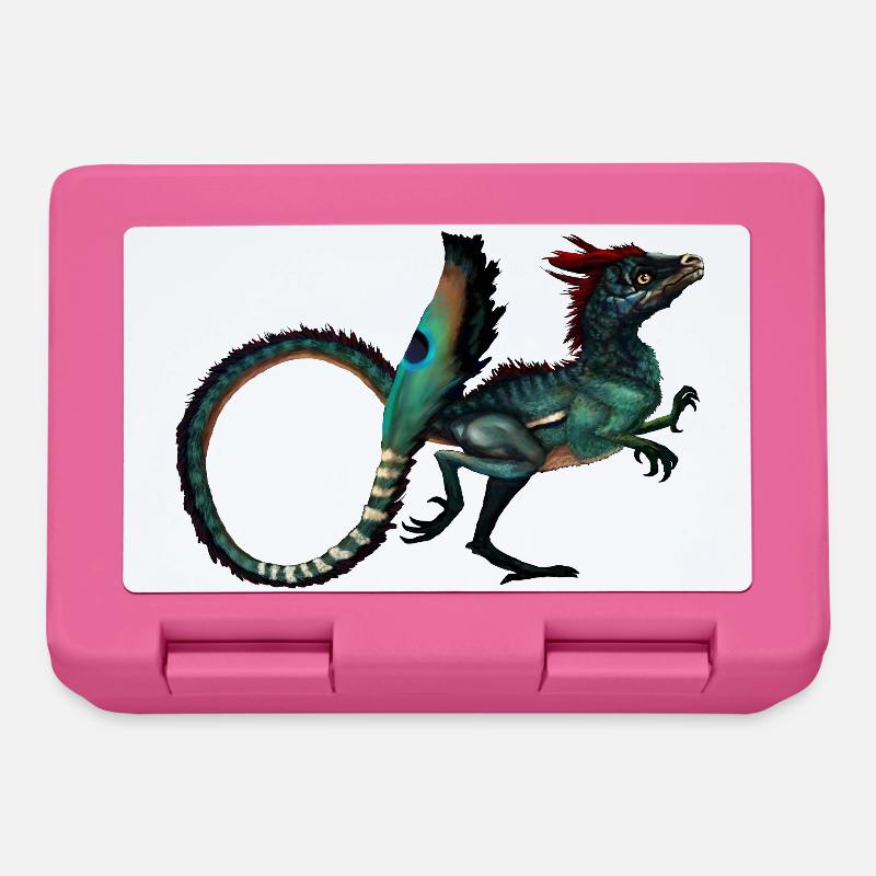 dinosaure - Boîte à goûter - rose