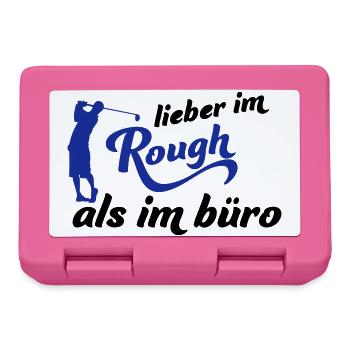 golf - Brotdose - Pink - Vorne