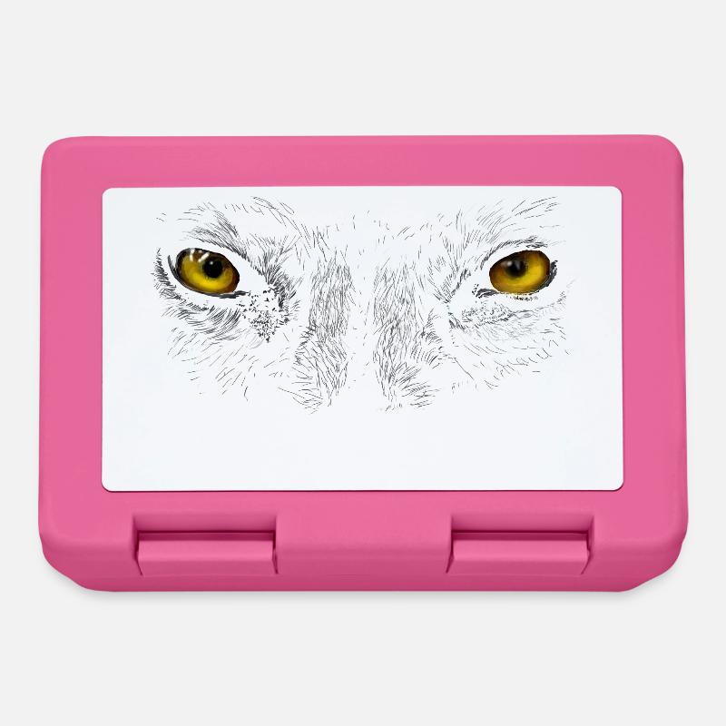 yeux - Boîte à goûter - rose