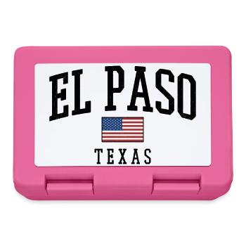 El Paso Texas Retro Shirt - Brotdose - Pink - Vorne