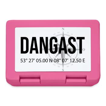 Koordinaten Dangast - Brotdose - Pink - Vorne