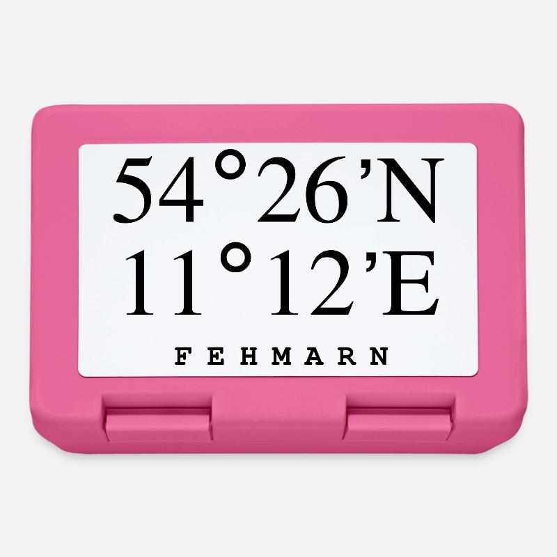 Fehmarn - Boîte à goûter - rose