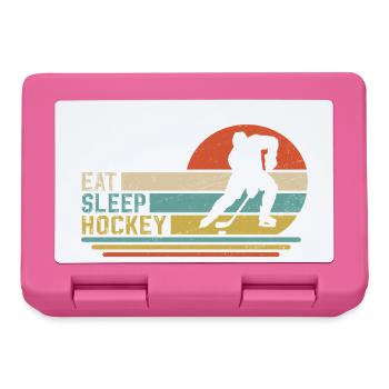 Eishockey Hockey  - Lunchbox - pink - Front
