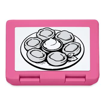 Pelmeni, Manti - Lunchbox - pink - Front