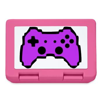 Retro Gamepad Controller Gamer - Brotdose - Pink - Vorne