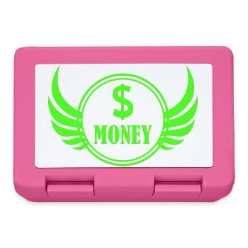 Winged Money Neon - Brotdose - Pink - Vorne